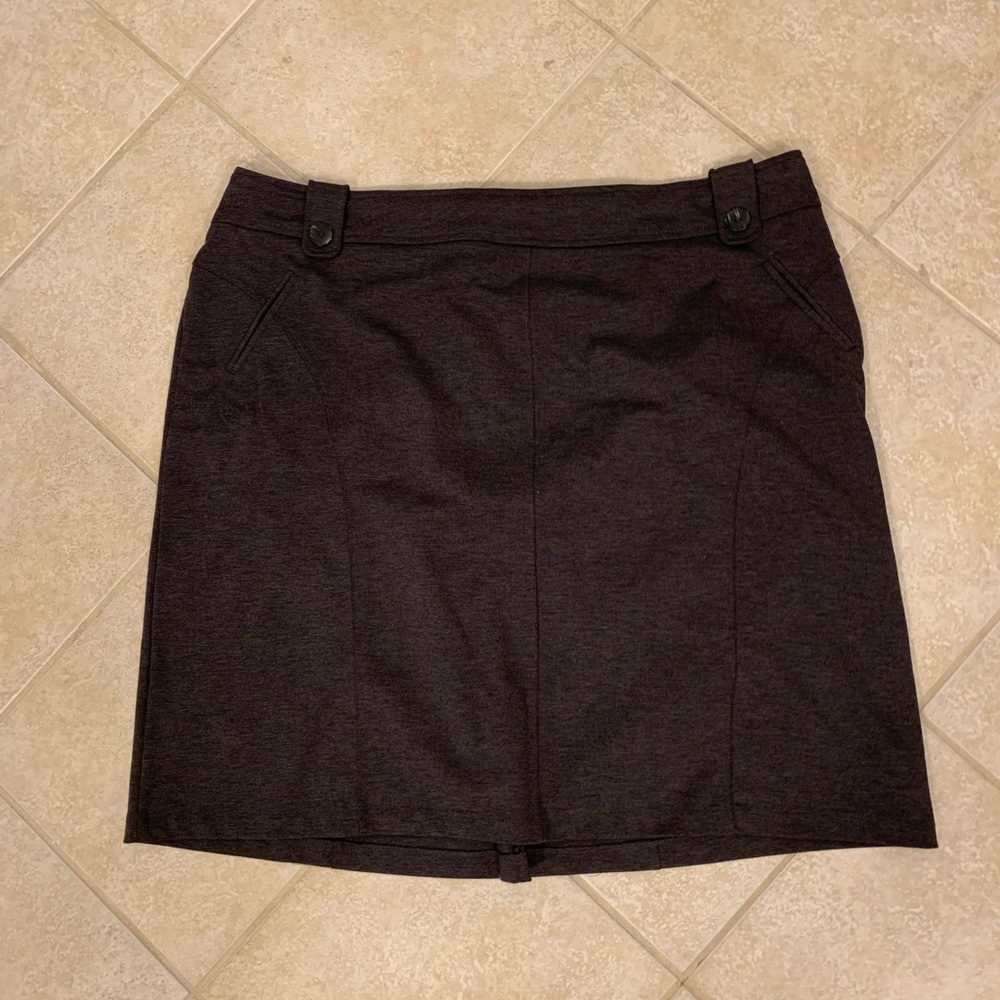 Grey Skirt - Knee Length
